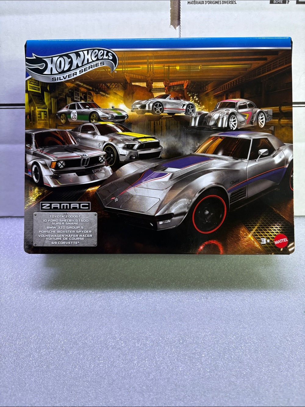 Hot wheels Silver Series Zamac Assortment - Silver Die-Cast Car Set